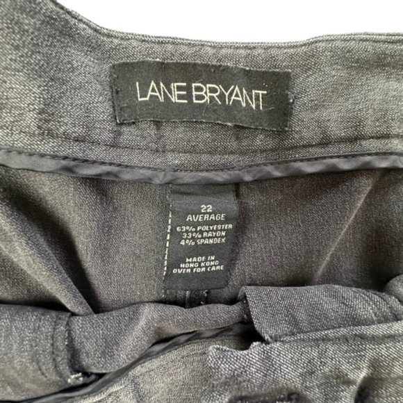 Lane Bryant‎ Size 22 Regular Gray Dress Pants - Picture 2 of 9